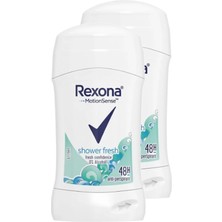 Rexona Shower Fresh Kadın Stick Deodorant 40 Ml. Ikili Paket