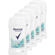 Rexona Shower Fresh Kadın Stick Deodorant 40 Ml. Beşli Paket