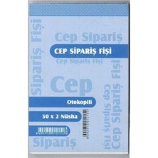 Özkan Cep Sipariş Fişi Otokopili 50 x 2 Nusha 6 Adet