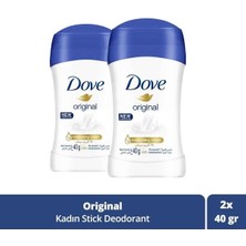 Dove Kadın Stick Deodorant Original Nemlendirici Krem Etkili 40 G x 2 Adet