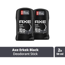 Axe Black 50 ml Erkek Deodorant Stick 2'li