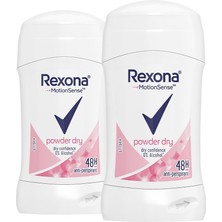 Rexona Motion Sense Kadın Stick Deodorant Powder Dry 48 Saat Koruma 40 G x 2 Adet