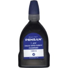 Pensan Tahta Kalemi Mürekkebi 100ML Mavi