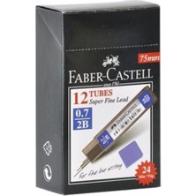 Faber-Castell 0.7 mm Süper Fine Uç 12'li Tüp 75 mm Uzunlukta Kalem Uçları