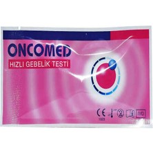 Oncomed 1 Kart Hızlı Gebelik Testi 50 Adet
