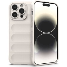 Newface Iphone 14 Pro Kılıf Optimum Silikon - Krem