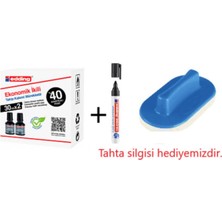 Edding Tahta Kalemi ve Tahta Kalem Mürekkebi Seti ( Tahta Silgisi Hediyeli )