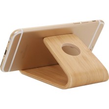 Yue Store Evrensel Ahşap Masaüstü Telefon Tutucu (Yurt Dışından)