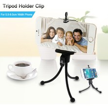 Haweel Hewe Esnek Ahtapot Tripod Tutucu Klip (Yurt Dışından)