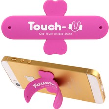 Yue Store 100 Pc Touch-U Silikon Telefon Tutucu Macenta (Yurt Dışından)