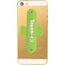 Yue Store 100 Pc Touch-U Silikon Telefon Tutucu Yeşil (Yurt Dışından)