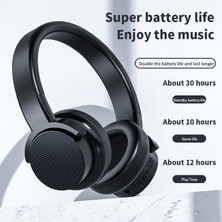 Yue Store Mic Siyah ile A53 Hıfı Stereo Bluetooth Oyun Kulaklığı (Yurt Dışından)