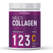 Voonka Multi Collagen Powder Ve Vitamin C 300 Gr