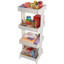 Motek Çok Amaçlı 4'Lü Organizer Ve Oyuncak Dolabı