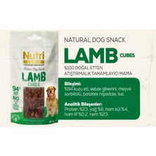 Nutri Canin 80gr Tahılsız Kuzu Etli Küpleri 6ADET Köpek Ödülü