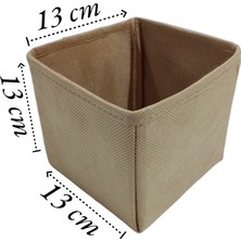 Balkan Room 8'li Bej Çekmece Içi Düzenleyici Organizer Set - Çok Amaçlı Dolap Içi Kutu Seti