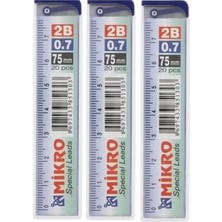 Mikro Cetvelli Uç 0.7mm (3 Adet) Mikro Cetvelli Uç 0.7mm (3