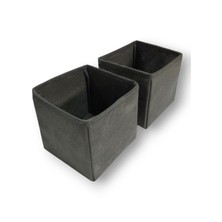 Balkan Room Antrasit 2'li Çekmece Içi Düzenleyici Organizer Set - Çok Amaçlı Dolap Içi Kutu Seti ( 13*13*13 )