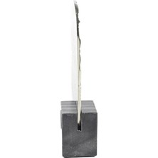 Dentelles Gümüş Siyah Metal Dekor Obje 17*8*34 cm