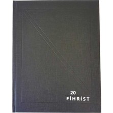 Gürpaş Ticari Fihrist 20'li 20X28 Cilt Bezli