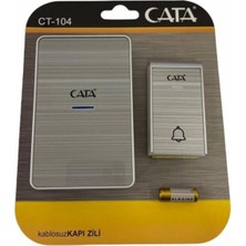 Cata CT-104 Uzaktan Kumandalı Zil ( Lux Model ) Gri