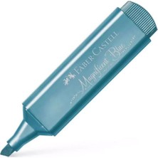 Faber-Castell Faber Castell Faber-Castel 46 Fosforlu Kalem Metalik Mavi