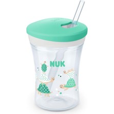 Nuk Yeni Action Cup Evo Damlatmaz Bardak Suluk 230ML Yeşil