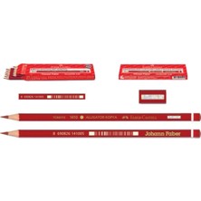 Faber-Castell Faber Castell Faber-Castell Kırmızı Kopya Kalemi 12'li Kutu