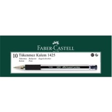 Faber-Castell Faber Castel Faber-Castell 1425 Iğne Uç Tükenmez Siyah 10'lu Kutu