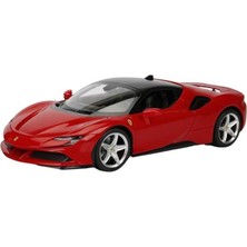 Sunman Rastar 1:14 Ferrari SF90 Stradale Işıklı Uzaktan Kumandalı Araba 34 Cm.