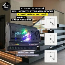 Ultra Akıllı Merdiven Aydınlatma Sistemi ve 3 Adet Pır Sensör/profesyonel Seri