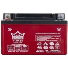 Or-Tec Ortec YTX7A-BS 12V 7A Motosiklet Aküsü