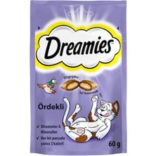 Dreamies Ördekli Kedi Ödül Maması 60 gr 12 Adet