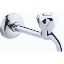 Yıldız Armatür 5 Yıl Güvenceli Tekli Uzun Musluk Banyo Tuvalet Lavabo Tekli Musluk Tse (Musluk Aynası Ile)