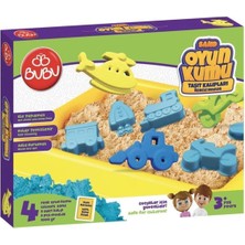 Bubu Oyun Kumu Büyük Havuzlu Araç Kalıpları Seti 1000 Gr.