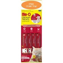 Me-O Creamy Treats Ton Balıklı ve Domatesli Kedi Ödülü 12X15gr