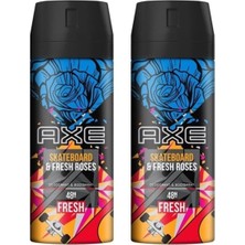 Axe Erkek Deodorant Skateboard 150 ml 8690637981500 (2 Adet)