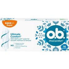 O.B. Procomfort Tampon Ultimate Comfort Süper 16'Lı