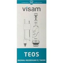 Visam Teos Basmalı İç Takım Kolay Montaj ve Sessiz Çalışma ile Estetik Banyo Çözümü