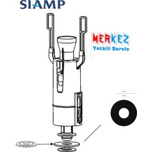 Siamp Gömme Rezervuar Contası Verso 80 Boşaltma Grubu Contası