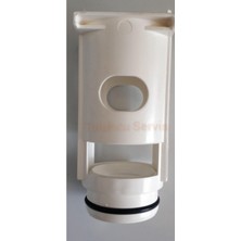 Creavit Gömme Rezervuar Boşaltma Grubu Yatağı Kafesi Mavi Beyaz Boşaltmaya Uygundur