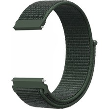 Nezih Case Xiaomi Watch S1 / S1 Pro / S1 Active (22MM) Hasır Kordon Haki Yeşil