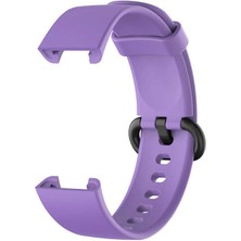 Nezih Case Xiaomi Mi Watch Lite Uyumlu Klasik Kordon Lila