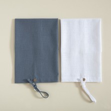 Chakra Collegare Pecete 2 Li Koyu Gri/beyaz