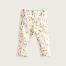 Chakra Picnic Baskılı Tayt Ekru