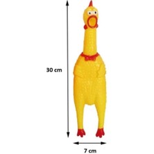 Carino Öten Tavuk Köpek Oyuncağı Medium 30 cm