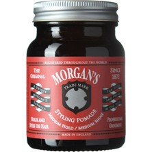 Morgan's Pomade Medium Hold & Shine Styling Pomade - Orta Tutuşlu Parlaklık Veren Şekillendirici Pomad 100 gr