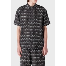 Emporio Armani Desenli Kısa Kollu Gömlek Erkek Gömlek 3R1CQ7 1nwdz F074