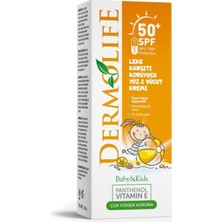 Dermolife Çocuk Koruyucu Yüz ve Vücut Güneş Kremi SPF50 100 ml