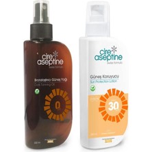 Cire Aseptine Bronzlaştırıcı Güneş Yağı ve Koruyucu Set